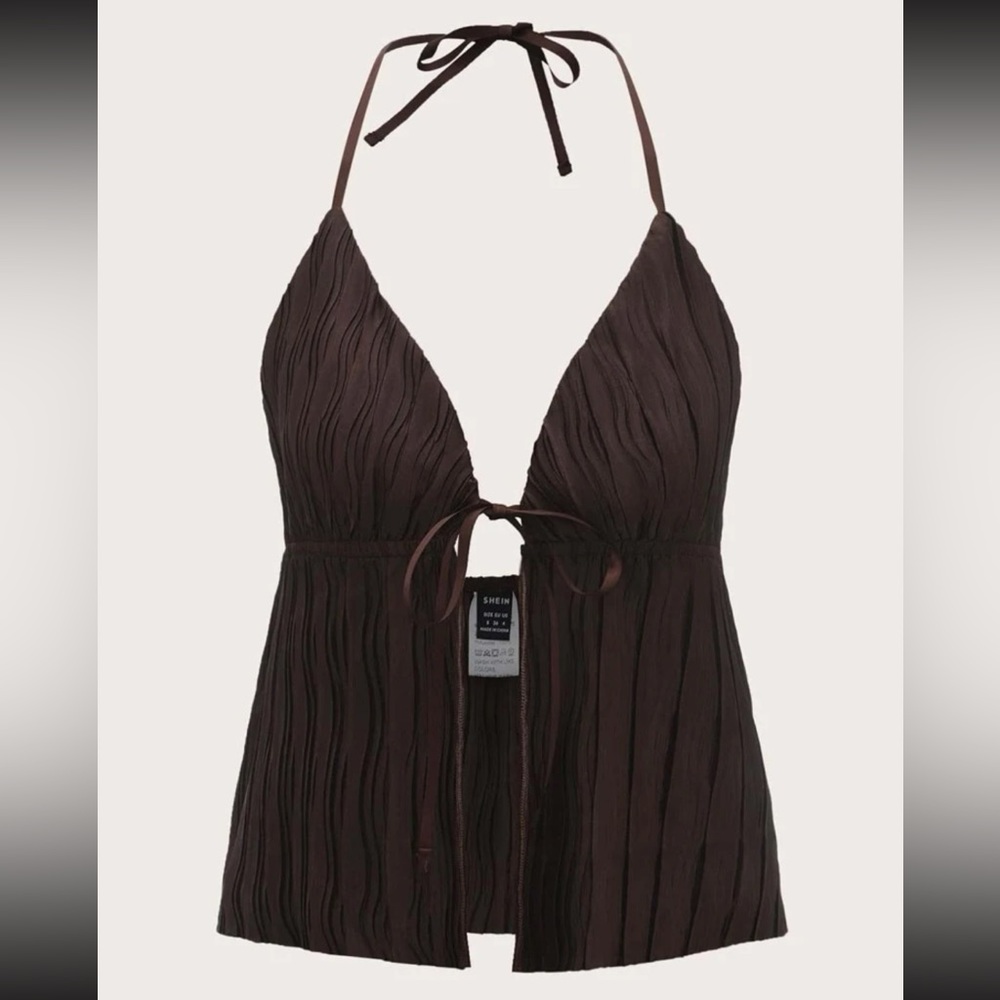 Brown tie tank